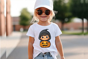 Cute Halloween Jack. TShirt Sticker., an Animal Illustration by KENO Mascots (Thumbnail 6 of 10)