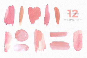 Watercolor Backgrounds - Blush