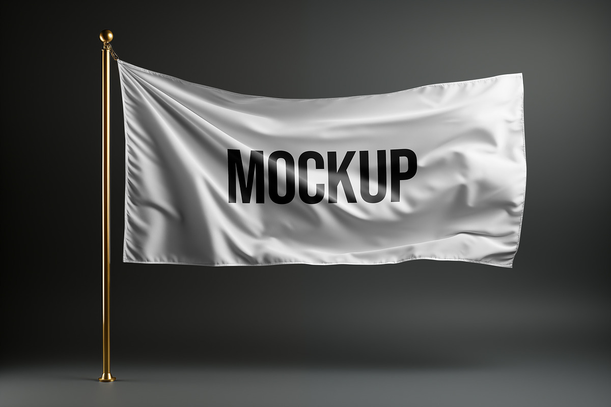 Flag Mockup, a Merchandise Mockup by dpi (Photo 6 of 6)