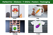 Vegetable Clipart Bundle, a Food Illustration by Awieee1 (Thumbnail 5 of 5)