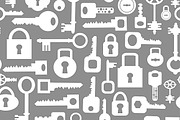 Seamless key repeating patterns, a Pattern Graphic by AlexZeL (Thumbnail 3 of 6)