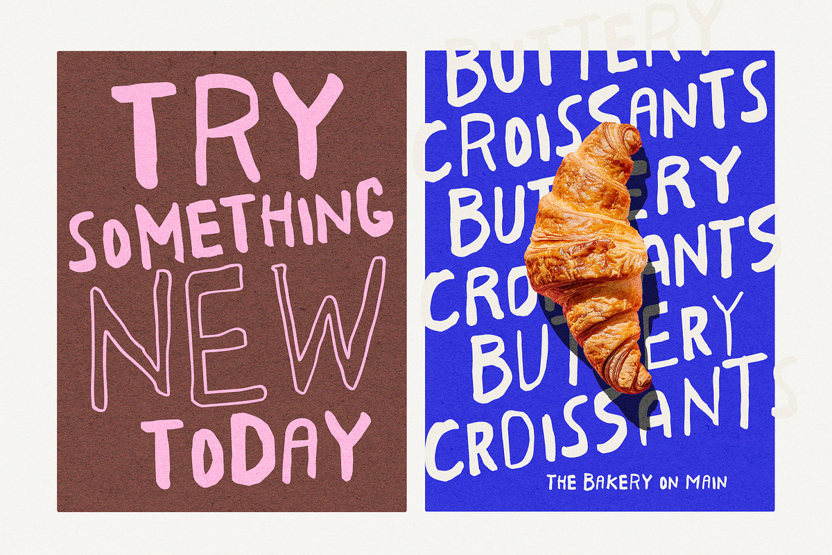Butter And Crumb Font Duo, a Handwritten Font by Nicky Laatz (Photo 12 of 19)