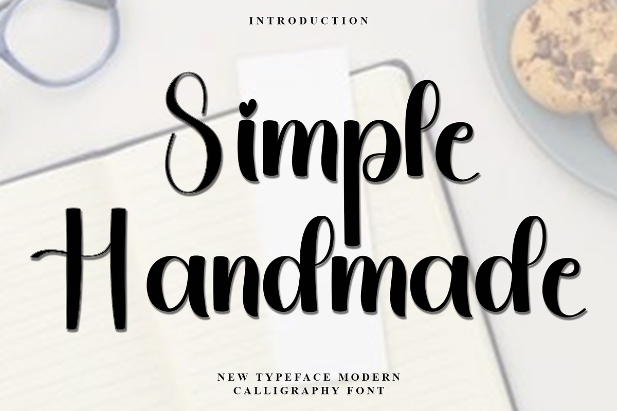 Simple Handmade, a Handwritten Font by FreshTypeINK (Photo 1 of 7)