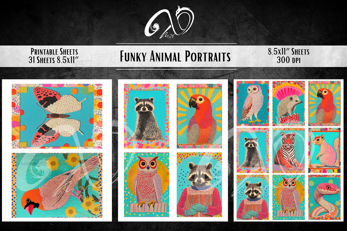 Artsy Girls: Paper Doll Collection, an Animal Illustration by NiiiNArt (Photo 5 of 8)