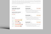 Modern Resume CV, a Resume Template by MightyDesign (Thumbnail 3 of 8)