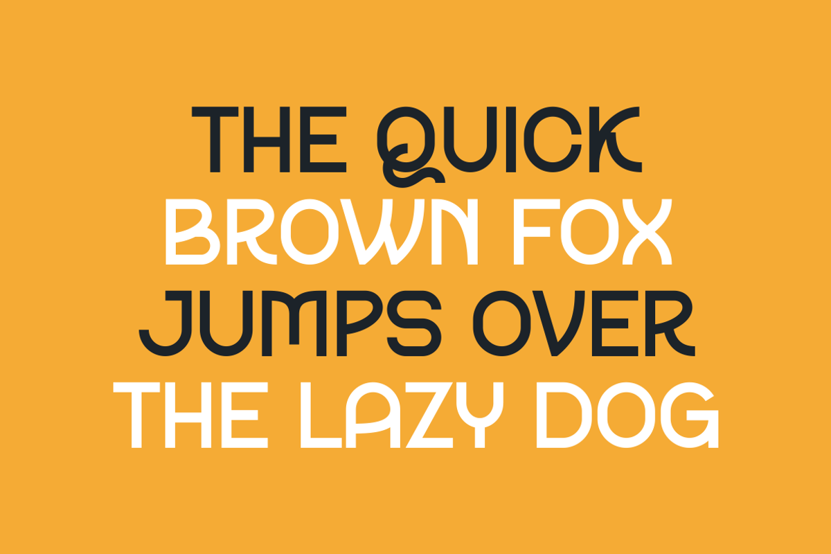 Bodyx Lego - Modern Unique Font, a Sans Serif Font by Viswal Studio (Photo 4 of 7)