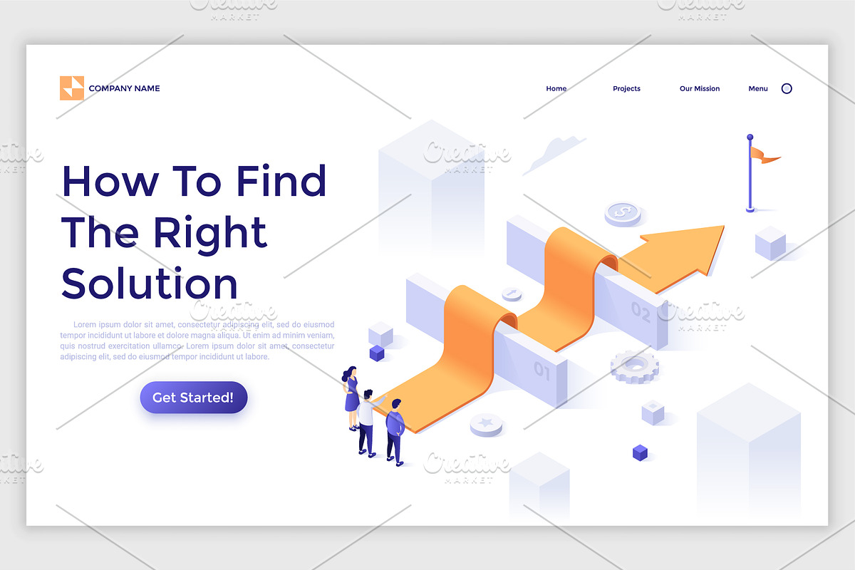 Isometric Solutions Mini. Part 16, a Templates & Theme by Andrew Kras Design (Photo 9 of 18)