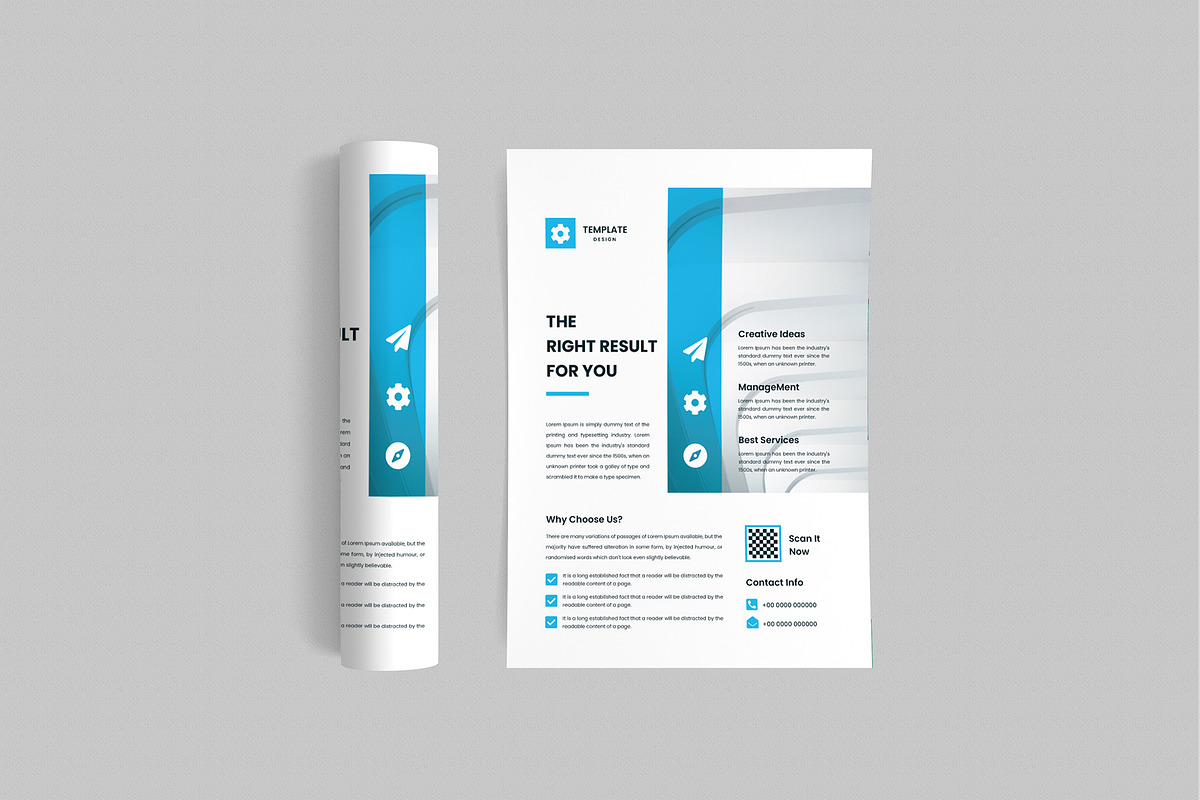 Clean Business Flyer Design Canva, a Flyer Template by mijli (Photo 4 of 5)