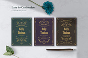 Vintage Wedding Invitation - Emerald, an Invitation Template by uyo66 (Thumbnail 7 of 8)