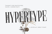 Hypertype : Elegant Serif Display, a Serif Font by Fargun Studio (Thumbnail 20 of 20)