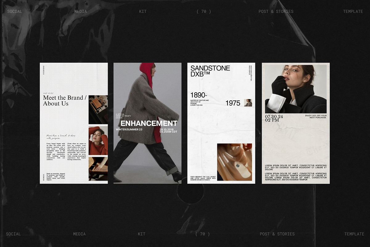 OREN | Instagram Post & Story (I), a Social Media Template by Prapti Design (Photo 6 of 10)
