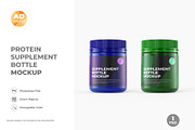 Supplement Jar Bottle Mockup (1PSD), a Packaging Mockup by Adstart (Thumbnail 3 of 5)