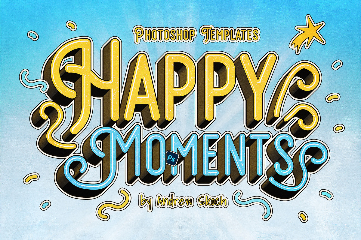 Funny Cartoon Text Effect, a Branding & Logo Template by Andrew Skoch Design (Photo 3 of 9)