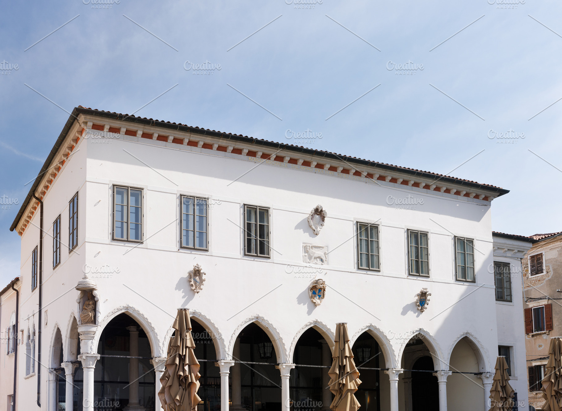 Picturesque palace in the center of Koper, an Architecture Photo by Bepslabor