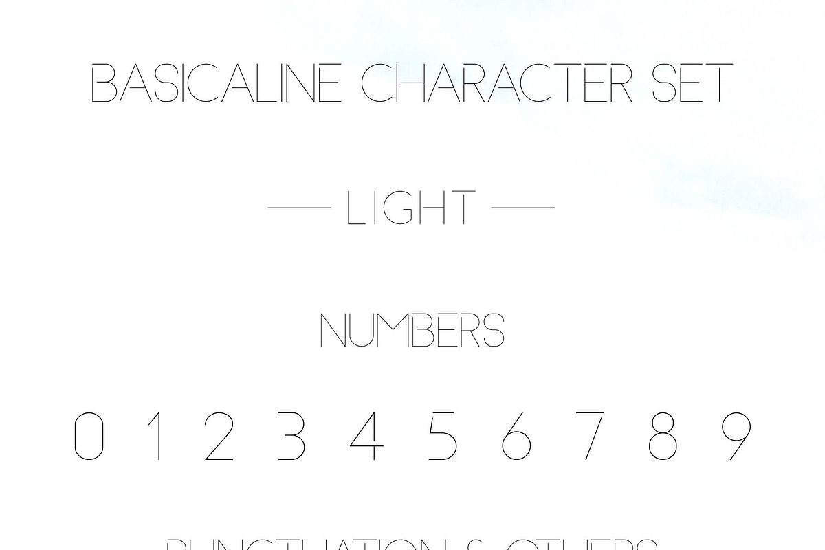 Basicaline Font Family - Sans Serif preview 8