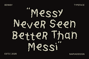 Bennsy - Messy Handwritten Font, a Handwritten Font by Marvadesign (Thumbnail 9 of 10)