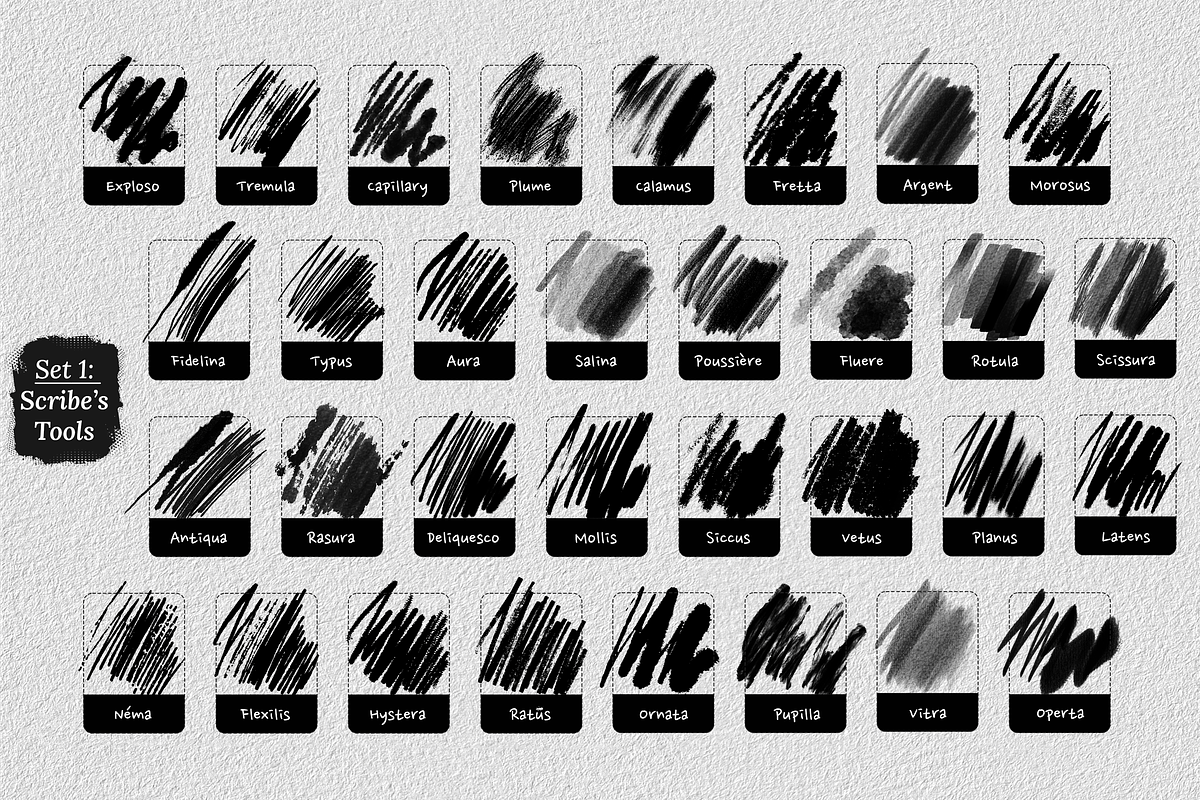 Procreate Inkwell Duo, a Brush Add-On by Brush Moment (Photo 8 of 12)