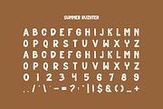 Summer Ruzhter Font, a Sans Serif Font by Iqsiart Studio (Thumbnail 4 of 6)