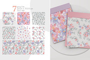Floral and Leaves Pattern, a Pattern Graphic by Madebyia (Thumbnail 3 of 8)