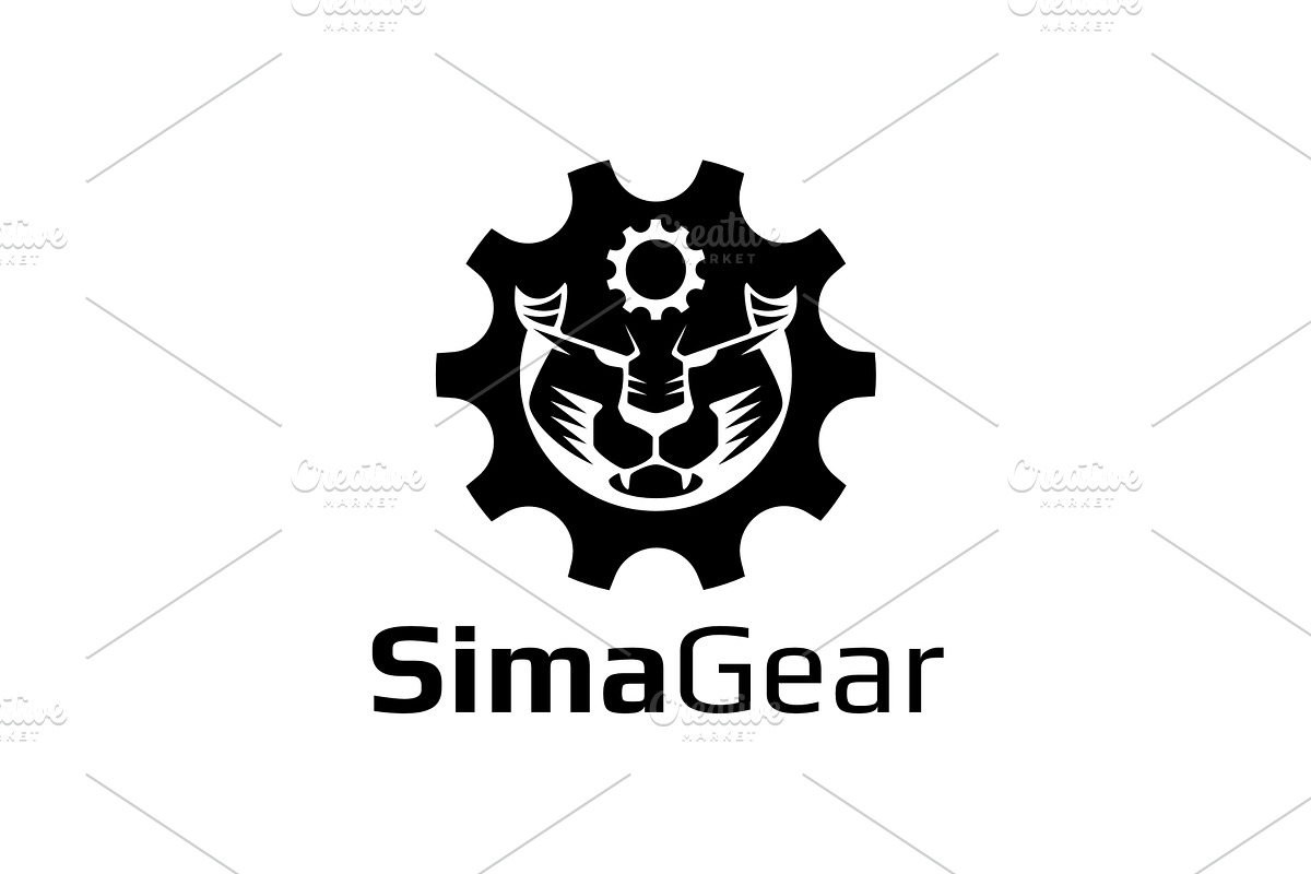 SimaGear Logo, a Branding & Logo Template by mocha7 (Photo 2 of 2)