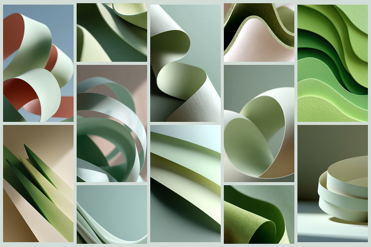 Green & Neutral Verticals, an Abstract Photo by AI Petr Creative Agency (Photo 3 of 7)