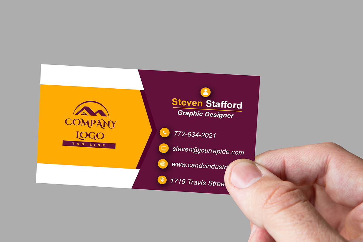 Clean Modern Business Card preview 8
