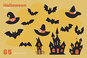 Halloween bundle, a Seasonal Illustration by moja doodle (Thumbnail 4 of 6)