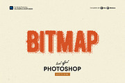 Bitmap Text Effect Photoshop Action, an Action Add-On by Shovajit (Thumbnail 1 of 3)