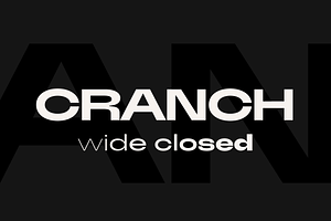 Cranch Font Family