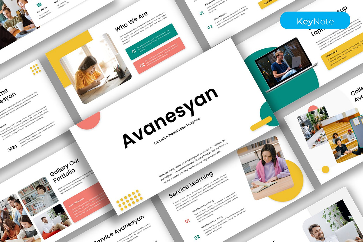 Avanesyan – Education Keynote, a Presentation Template by kreatifreya (Photo 1 of 5)