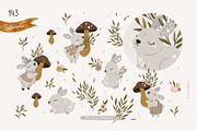 Floral Rabbit Collection, an Animal Illustration by tatiletters (Thumbnail 3 of 13)