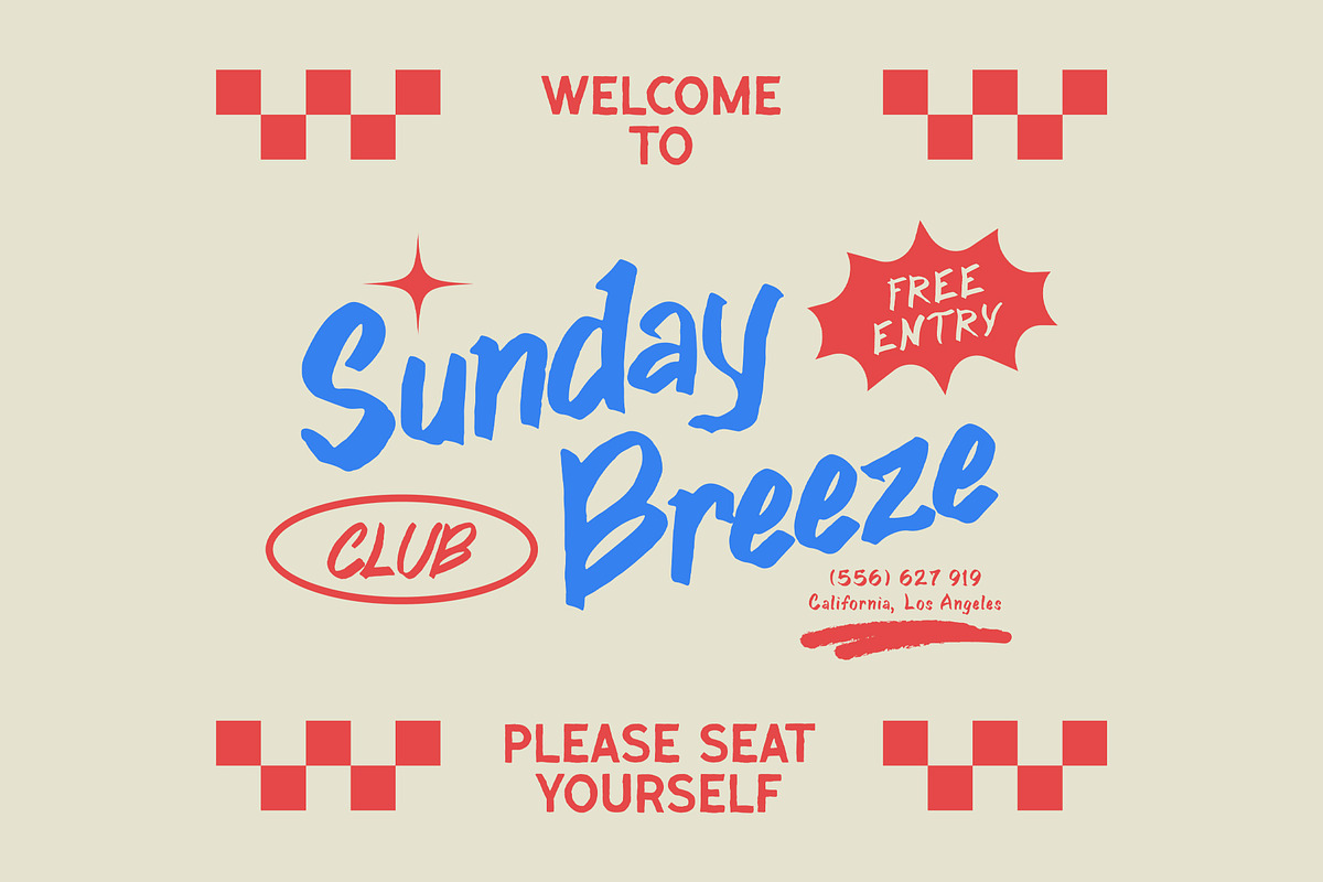 SANCRO BRUSH TYPEFACE - FONT DUO, a Font by Skewed Studio (Photo 6 of 6)