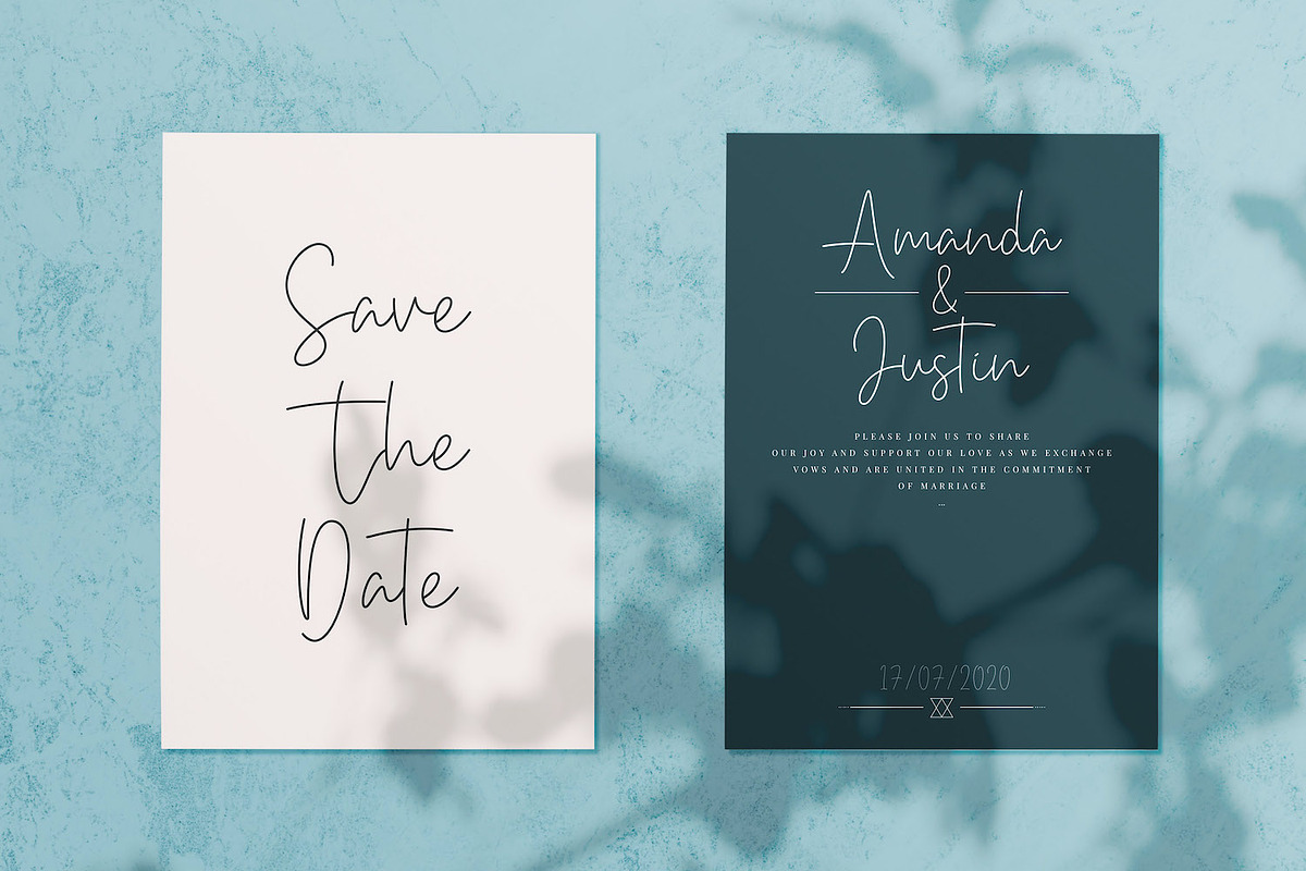 Bethan White - Monoline Script Font, a Script Font by StringLabs (Photo 7 of 14)