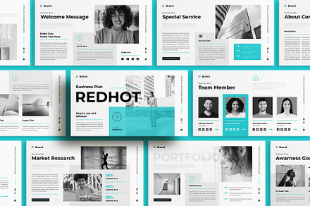 Business Plan Presentation Template, a Presentation Template by E-Type