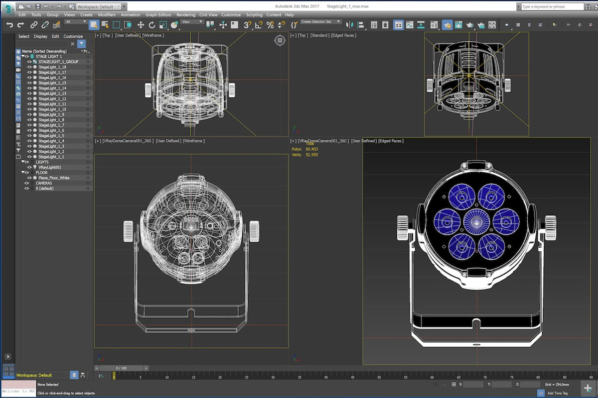 Stage Lighting Collection-14 PCS, an Object 3D Model by akerStudio (Photo 30 of 309)