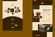 Minimalist Coffee Figma Template, a Landing Page Template by zroch design (Thumbnail 5 of 5)
