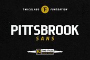 Pittsbrook Sans | 4 Fonts, a Sans Serif Font by Twicolabs Fontdation (Thumbnail 1 of 14)