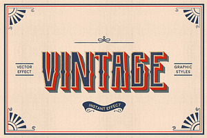 Vintage Text Effects (Illustrator)
