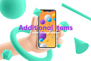 Cartoon Mockup, an iPhone Mockup by Best Pixels™ (Thumbnail 8 of 10)