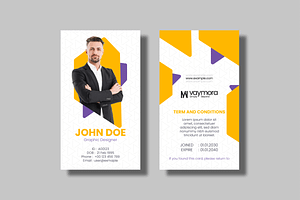 Corporate ID Card Template, a Card Template by MightyDesign