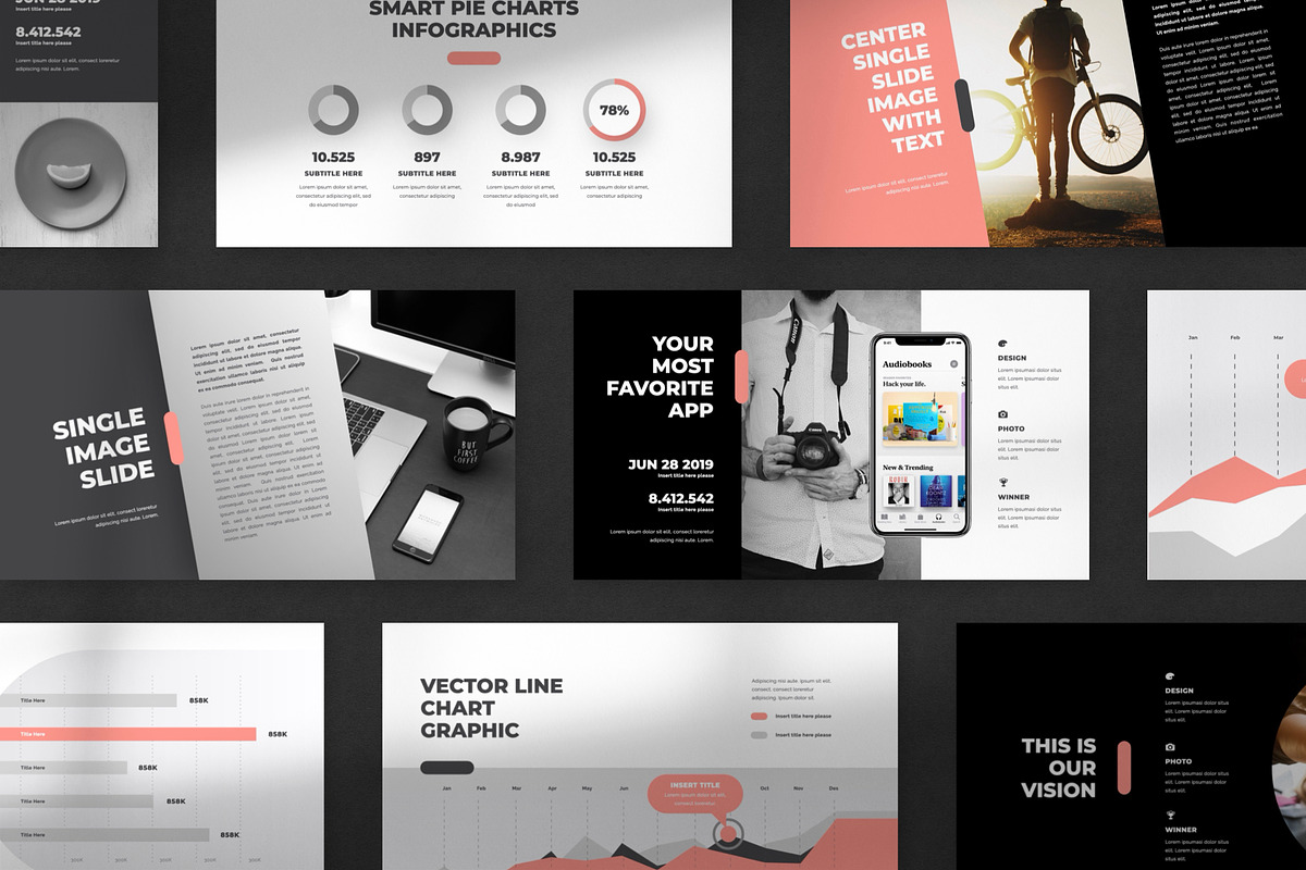 Elegant PowerPoint Template, a Presentation Template by Creathrive Design (Photo 5 of 10)