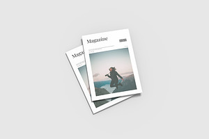 Magazine Cover Mockup Template