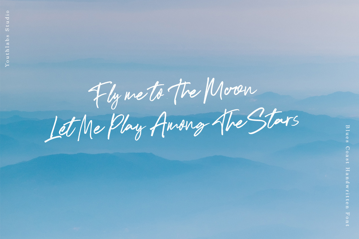Blues Coast - Handwritten Font preview 2