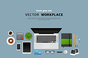 Vector Workplace, a Work Illustration by SonneLeo (Thumbnail 2 of 4)