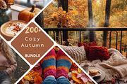 200+ Cozy Autumn Stock Bundle, a Beauty & Fashion Photo by Virgo Studio (Thumbnail 1 of 12)