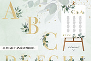 Watercolor Gold and Green Leaves, an Object Graphic by Kate Creative Studio (Thumbnail 5 of 8)