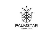 Gold Vintage Retro Palm Tree Logo, a Branding & Logo Template by Buqancreative (Thumbnail 3 of 4)