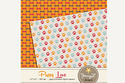 Dog Digital paper /Pet Digital Paper, a Pattern Graphic by JennyL Designs (Thumbnail 2 of 5)