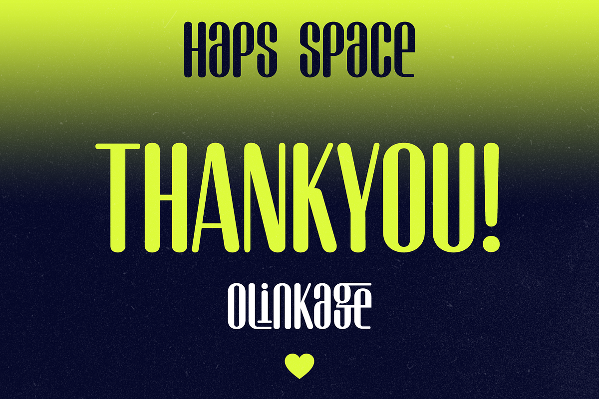 Olinkage – Modern Condensed Display, a Sans Serif Font by Haps Space (Photo 16 of 16)
