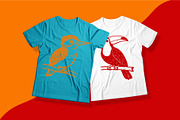 (Avian) Birds Vector Illustrations, an Animal Illustration by Rasgood (Thumbnail 2 of 8)